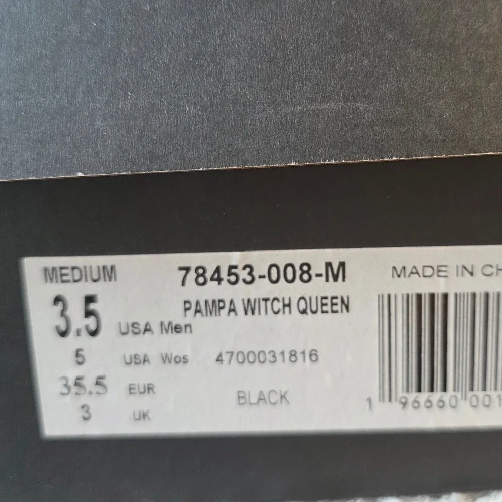 Palladium‎ Pampa Witch Queen Bungie Black Boots Mens Kids 3.5 Womens 5